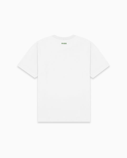 PR NEUR CLASSIC T-SHIRT - WHITE / KHARKI