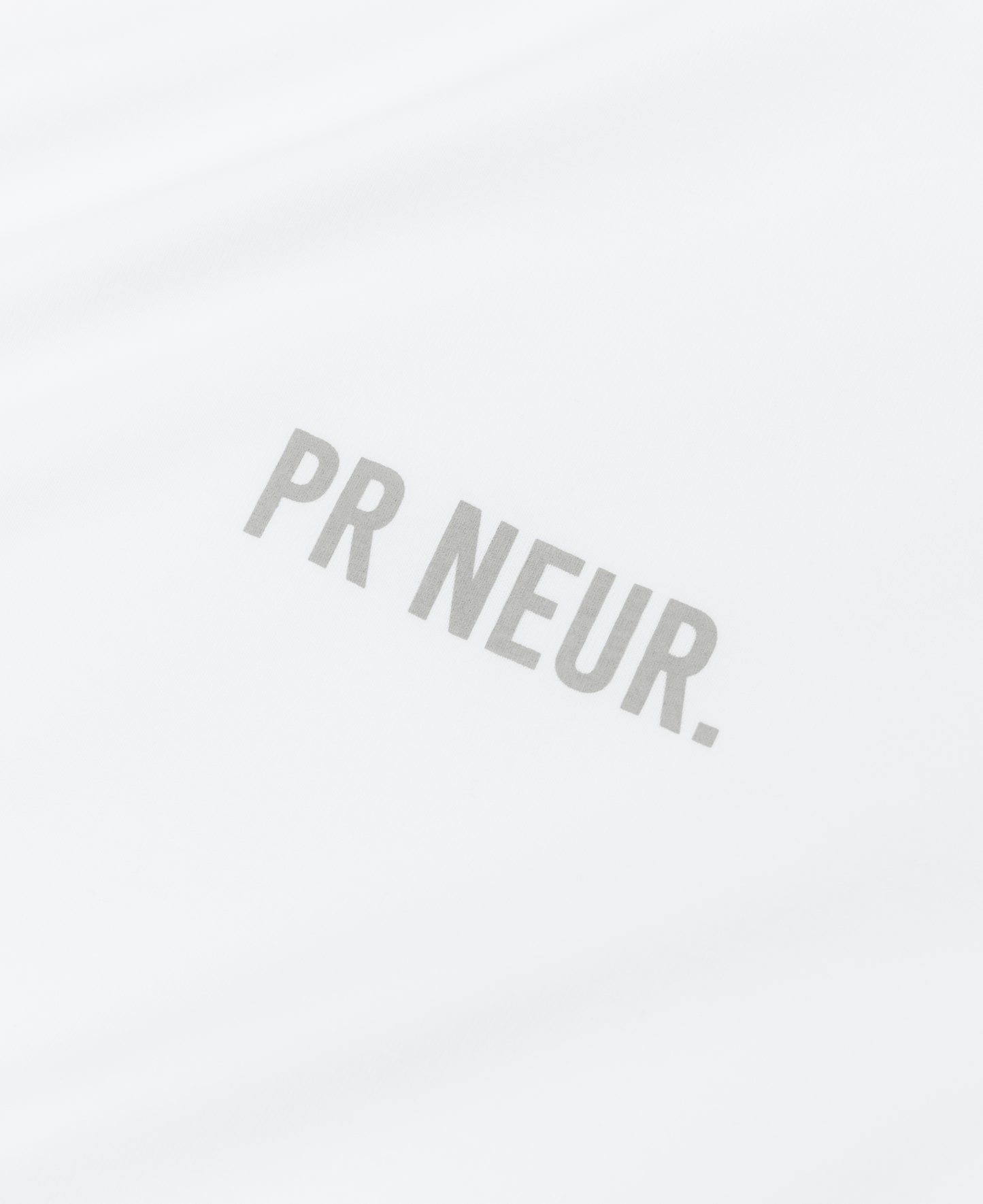 PR NEUR CLASSIC T-SHIRT - WHITE / STEEL GREY