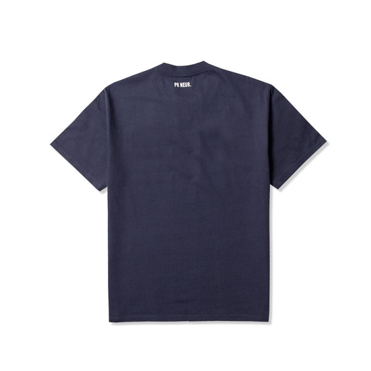 PR NEUR HEAVY OVERSIZE T-SHIRT - NAVY / WHITE