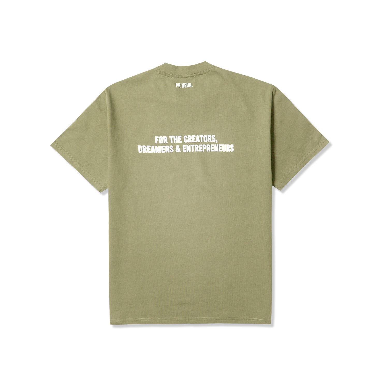 PR NEUR "FOR THE CREATORS..." HEAVY OVERSIZE T-SHIRT - PISTACHIO