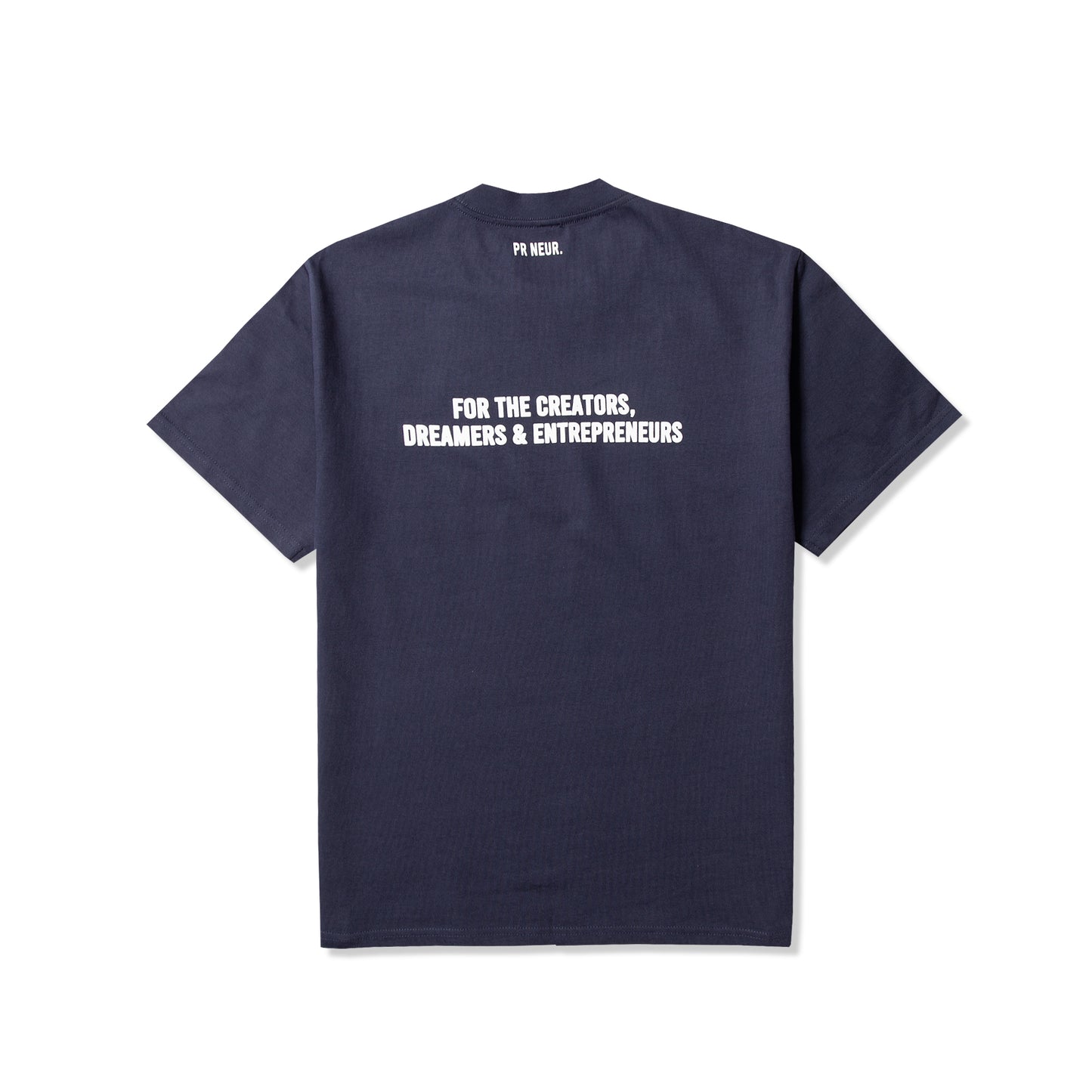 PR NEUR "FOR THE CREATORS..." HEAVY OVERSIZE T-SHIRT - NAVY