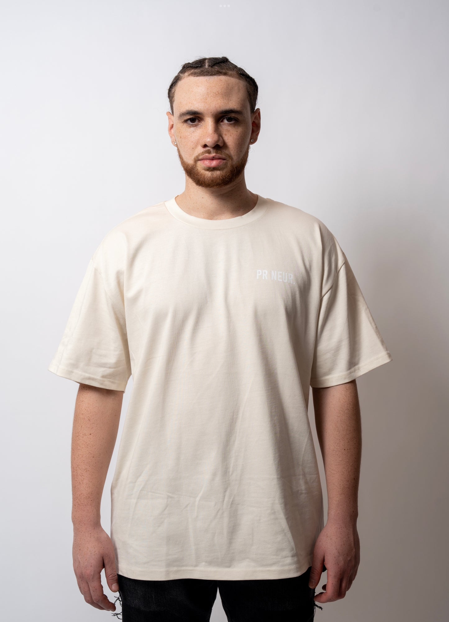 PR NEUR. HEAVY OVERSIZE T-SHIRT - ECRU
