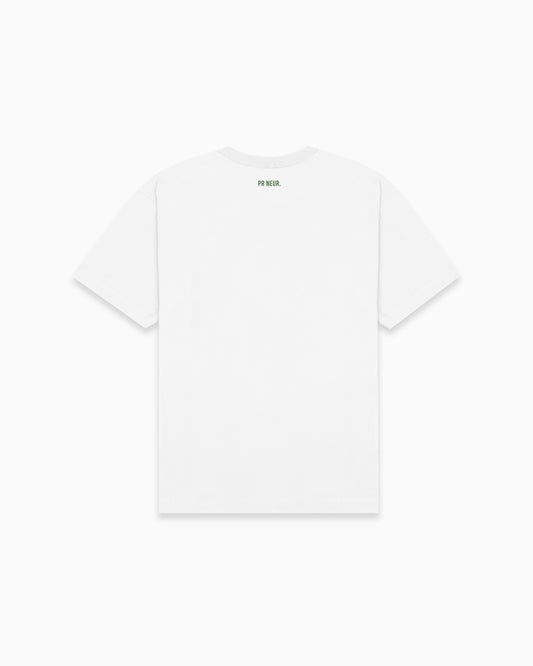 PR NEUR CLASSIC T-SHIRT - WHITE / KHARKI