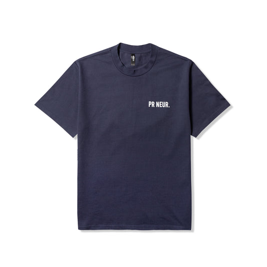 PR NEUR HEAVY OVERSIZE T-SHIRT - NAVY / WHITE