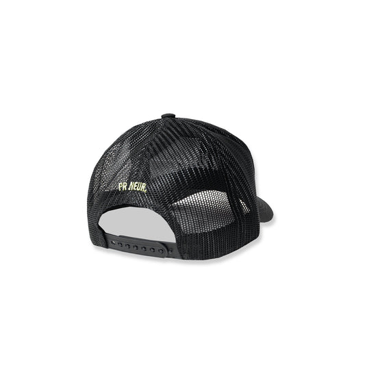 PR NEUR. TRUCKER CAP - BLACK / PISTACHIO