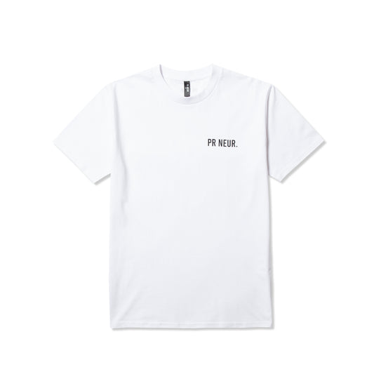 PR NEUR CLASSIC T-SHIRT - WHITE / BLACK