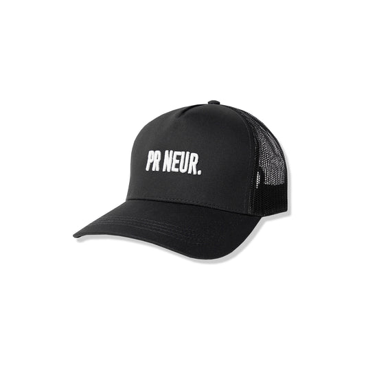 PR NEUR. TRUCKER CAP - BLACK / WHITE