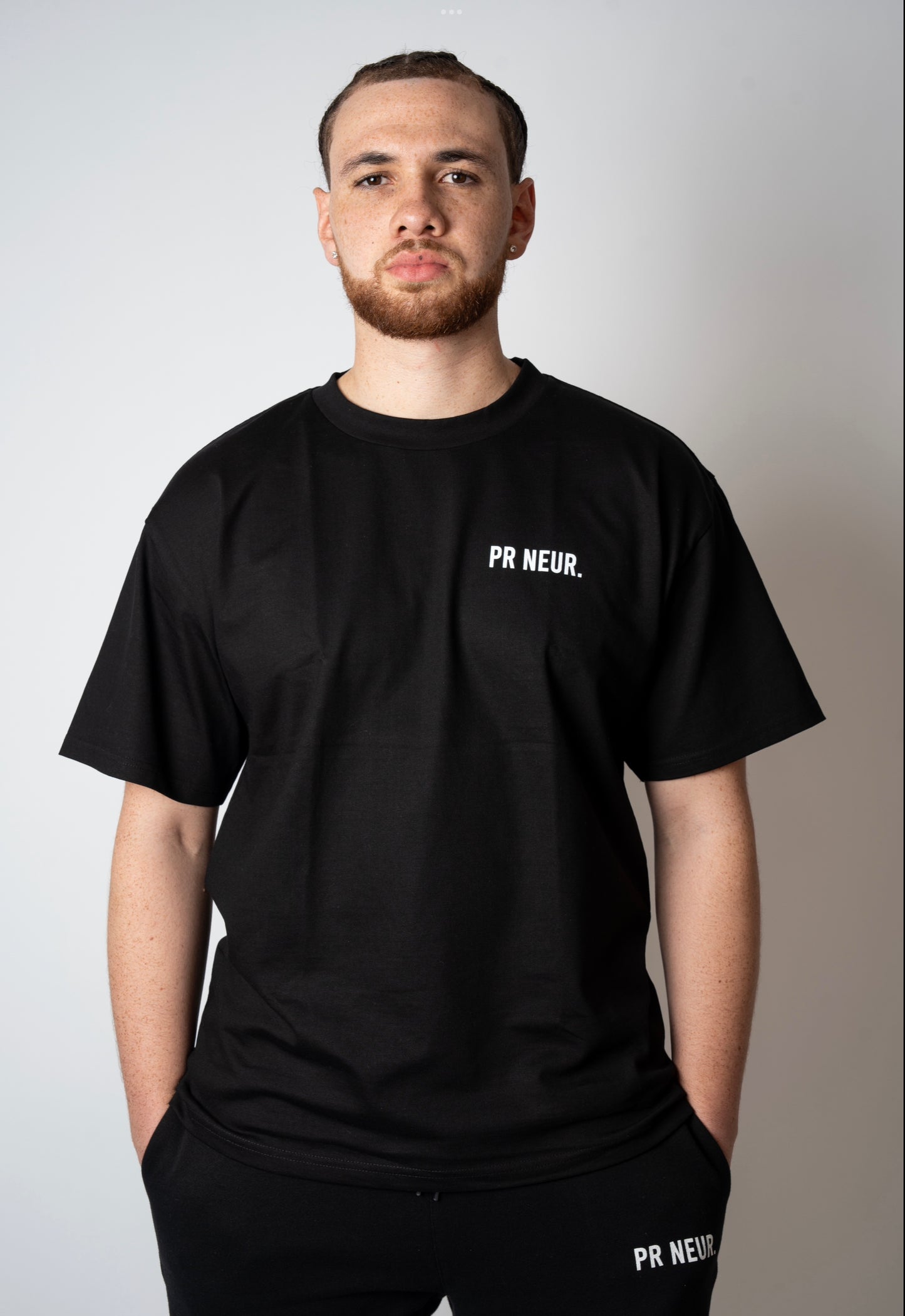 PR NEUR HEAVY OVERSIZE T-SHIRT - BLACK